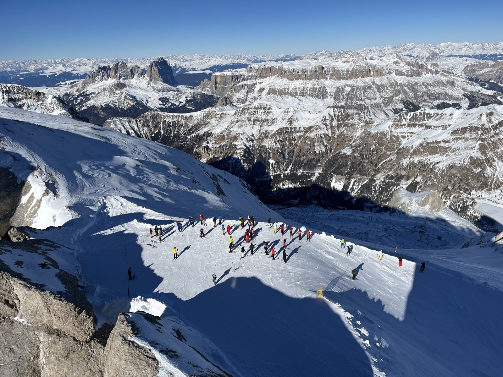 Marmolada gleccserpálya teteje