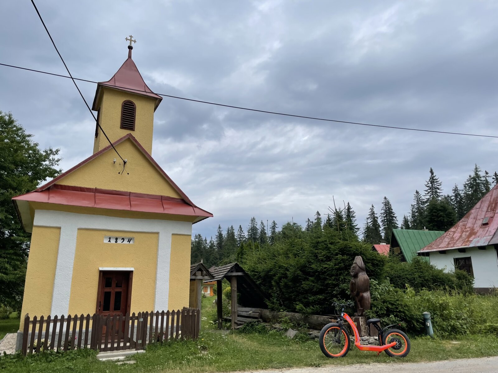 Pihenő Polianka falucskában 