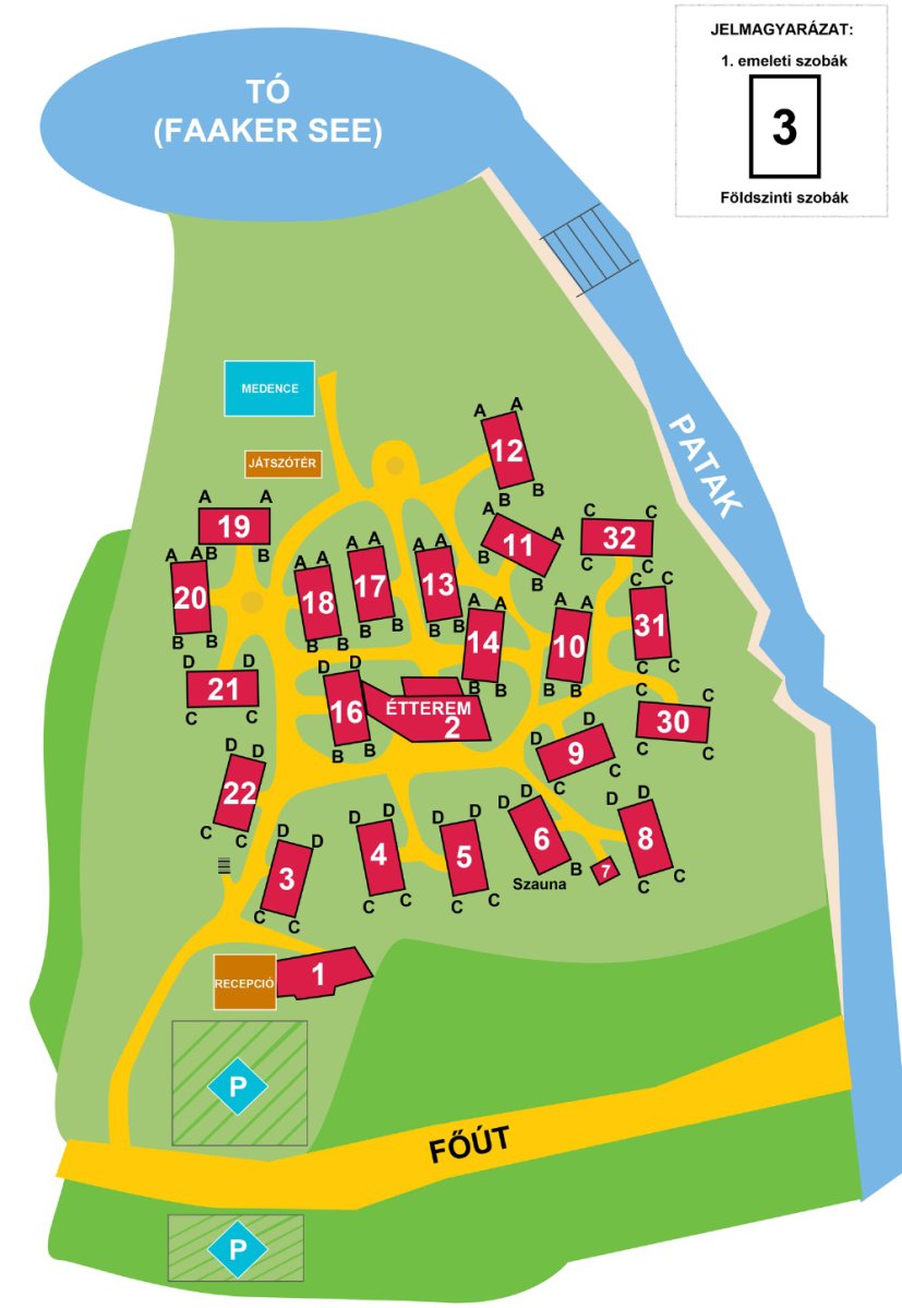 Dorfhotel térkép