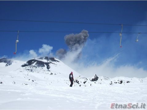 Füstöt okádó hegy - ilyenben is lehet részünk egy vulkánon (Fotó: Etnasci)