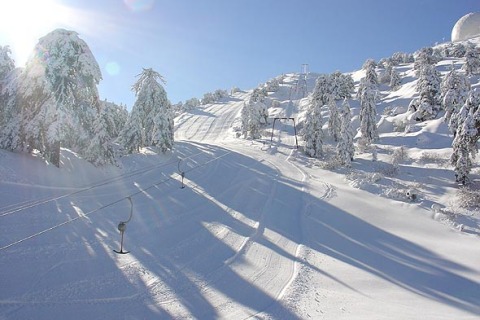Ciprusi havas táj - napjainkban már egy háromüléses van itt (Fotó: Skicyprus.com)
