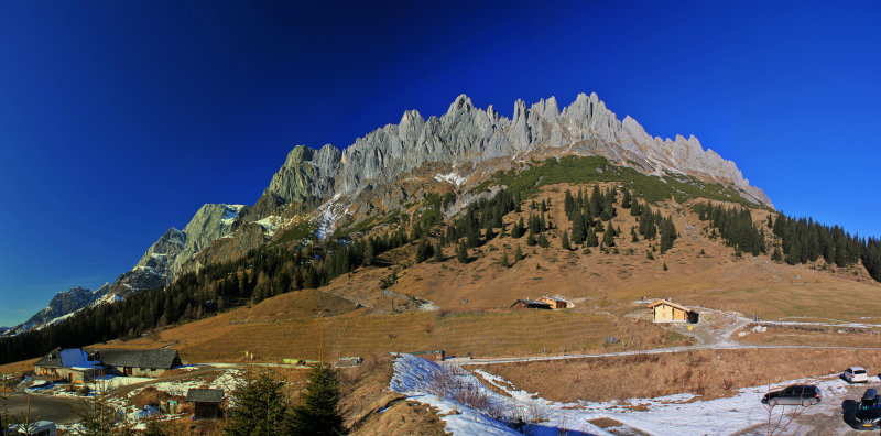 A déli hegyoldalak 2500 méteren is csaknem hómentesek - Fotó: Stánicz Balázs - Kattints a képre a nagyításhoz