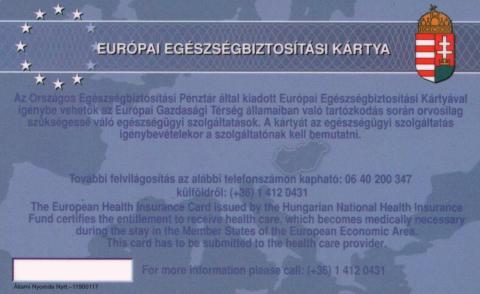 EU-egészségbiztositási kártya. Tudjuk mikor hol mire jó és mire nem?