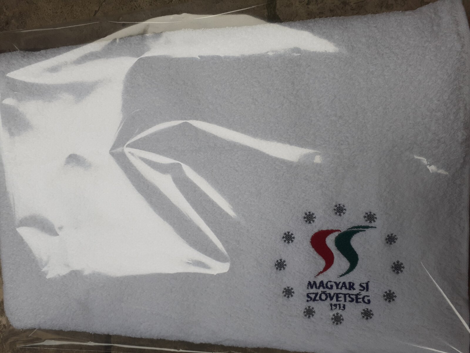 Törülköző csomagolva