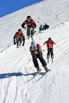 Skiercross versenyzők - Fotó: David Scott - snow.co.nz