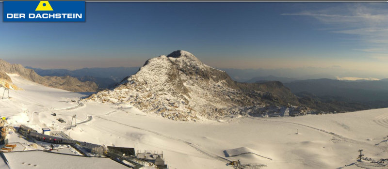 Dachstein szerda reggel - fotó: webkamera - Kattints a képre a nagyításhoz