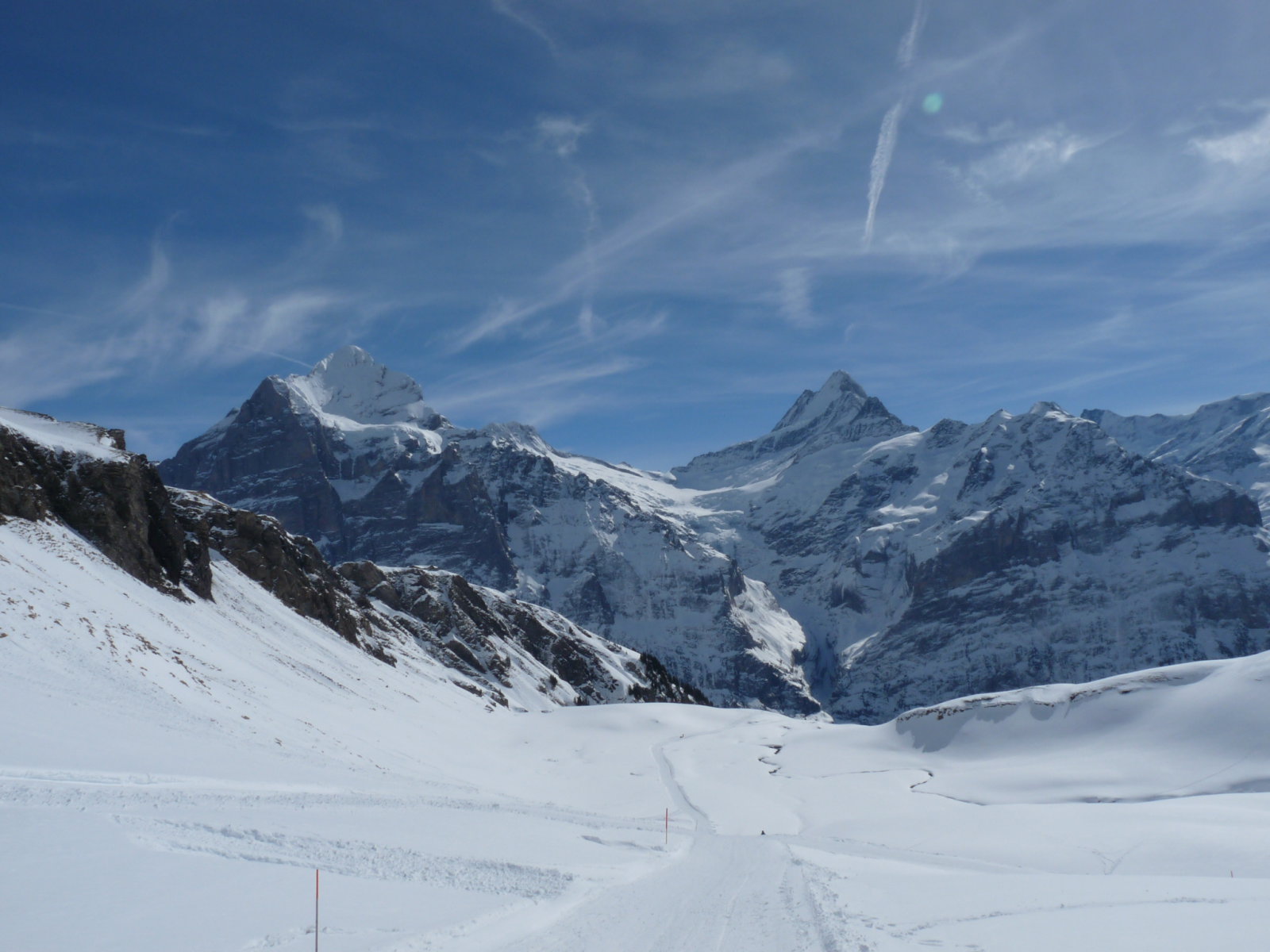 Wetterhorn és a Schreckhorn