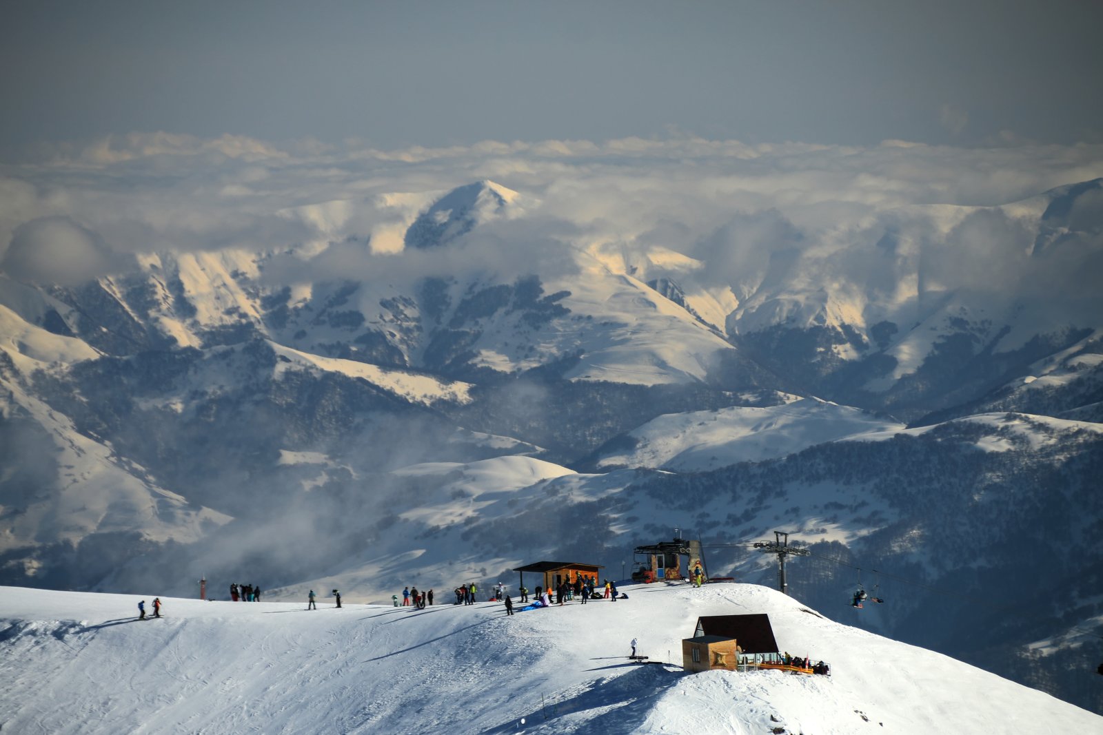 Freeride, helisí, pályasí és snowboard Grúziában, Kaukázusban - 2018-as képek