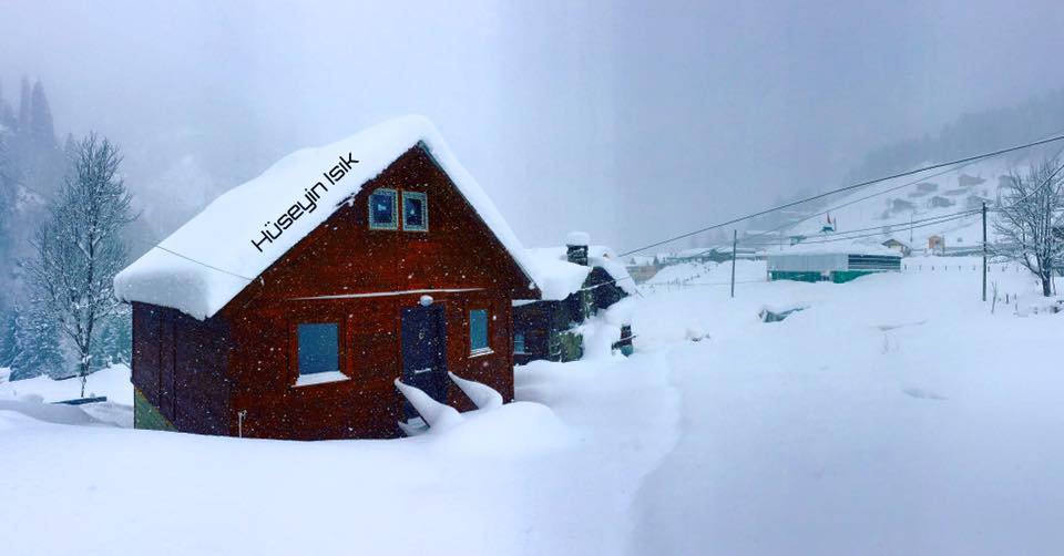 Ayderben 80 cm hó esett a völgyekben (1200m) - Fotó: Hüseyin Isik