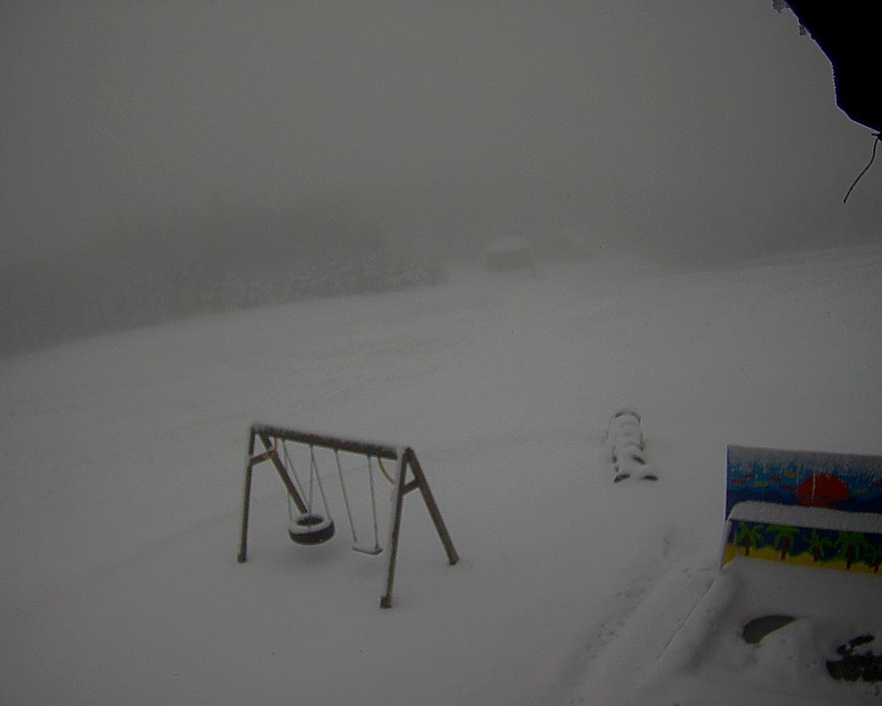 Unterbergen a tavalyi szezonban nem volt ennyi hó, mint most  - Fotó: webkamera