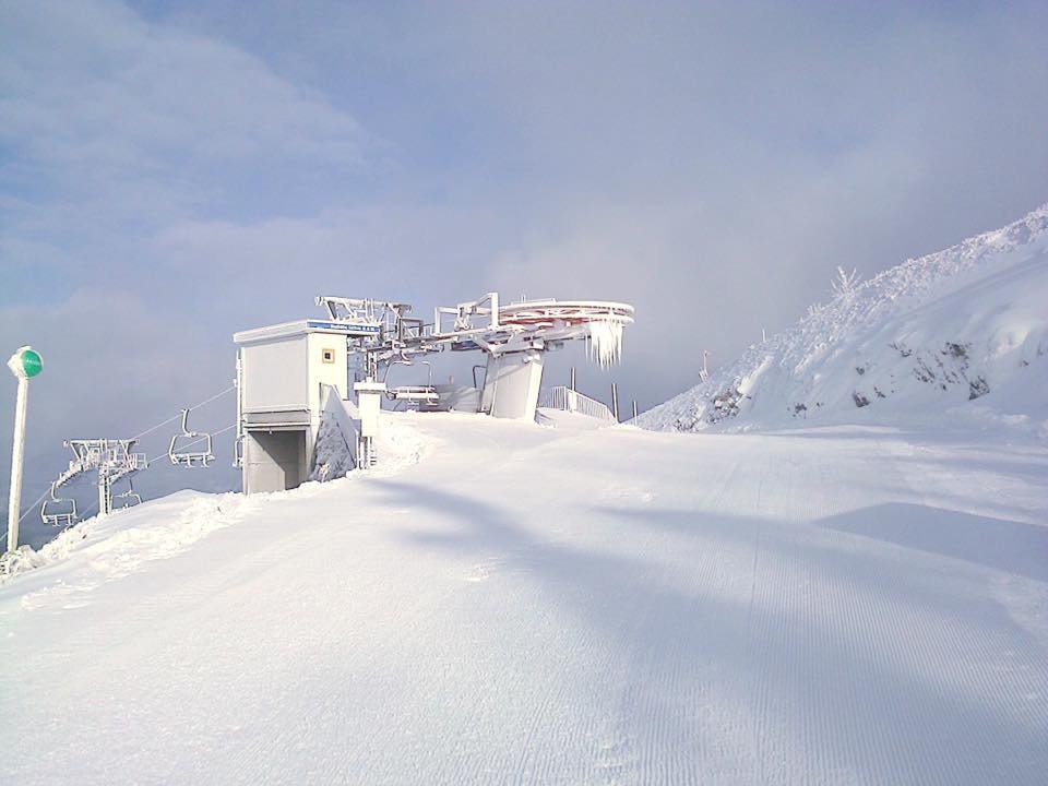 Ötscher a havazás után, két kék sípálya üzemel - Fotó: lifttársaság