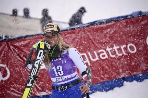 Lara Gut győzelme (Kép: FIS Alpine World Cup Tour / Agence Zoom