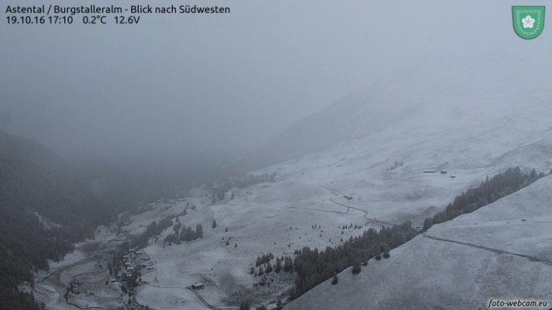 Kelet-Tirolban már a völgyek is fehérednek - Kattints a képre a nagyításhoz