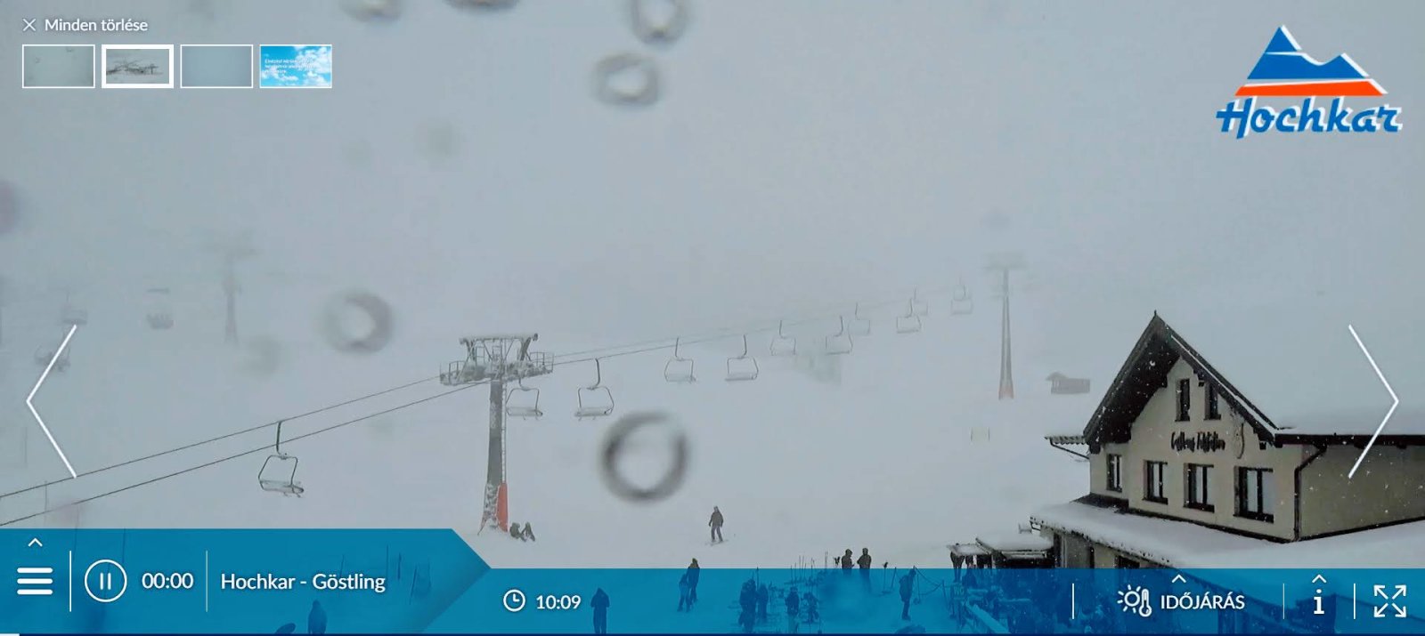 Délelőtti webkamera kép Hochkaron 2020.10.18. vasárnap
