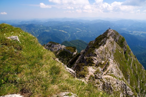 Az Ötscher hegy gerince