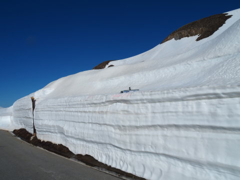 a Fuka hágó, a tábla kb. 2m-en van felette pedig 2m hó