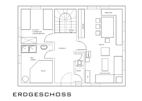 A faházak földszinti alaprajza