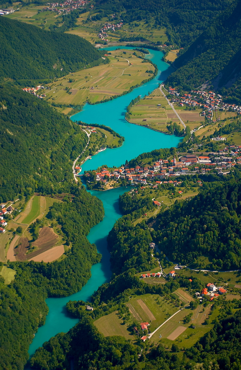 Soca-folyó, Júliai Alpok | Foto: Lenarcic