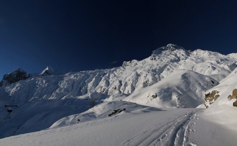 Lesiklás a gleccserről Kaprunig Maiskogel érintésével - Fotó: Stánicz Balázs