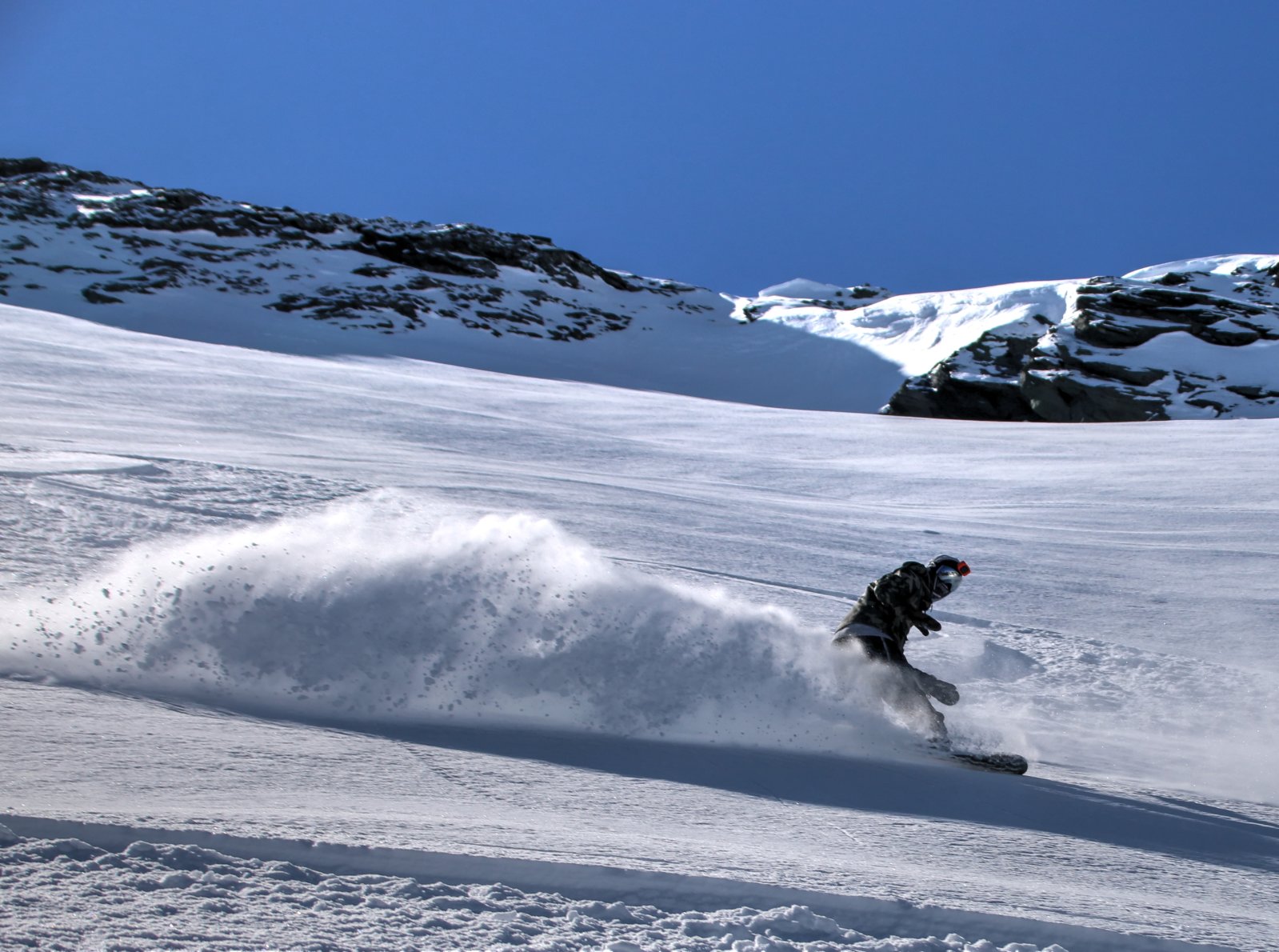 Freeride a Kleiner Schmiedinger (2739 m északias hegyoldala alatt)- fotó: Stánicz Balázs