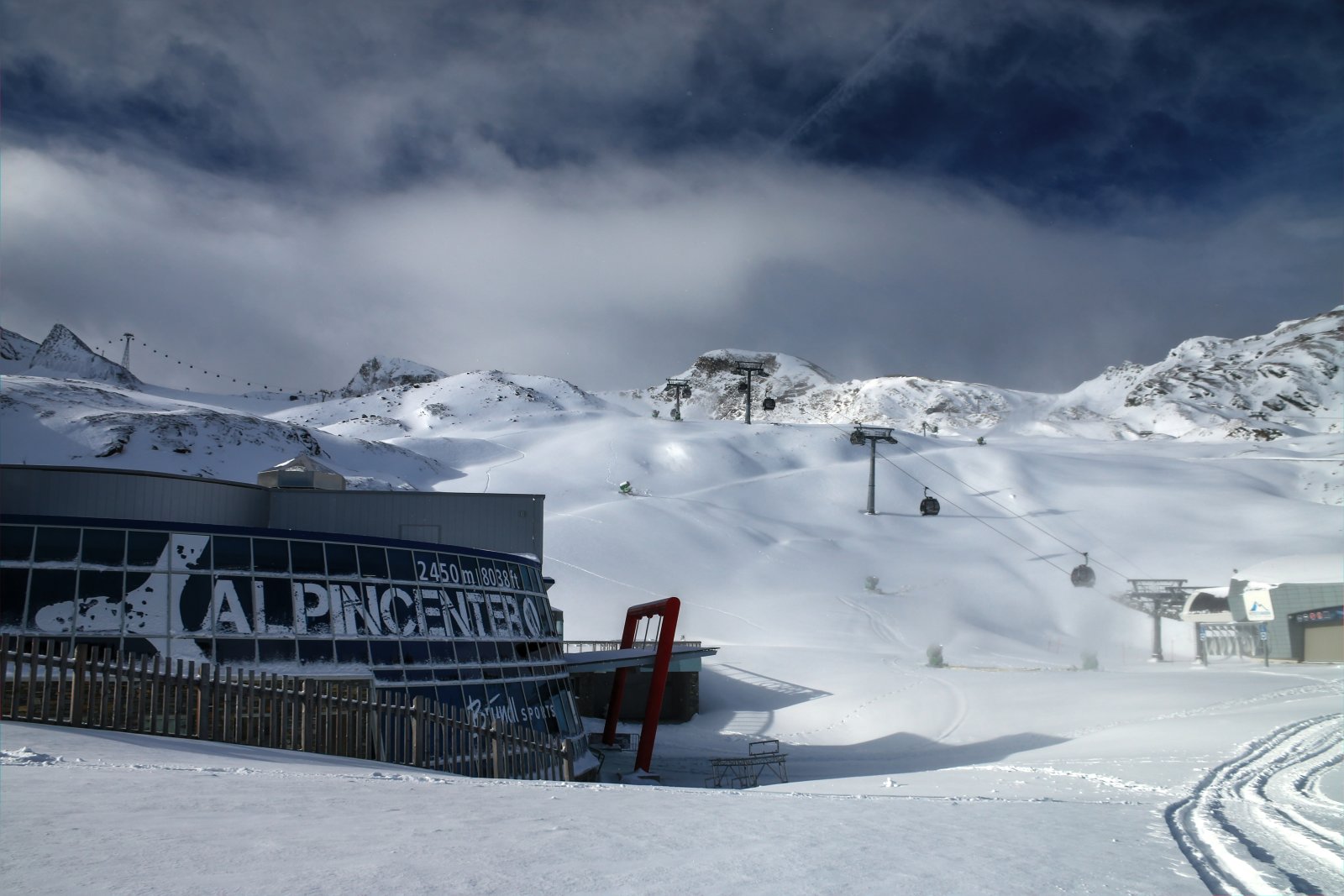 Hóágyúzás az Alpincenter környékén a napokban - Fotó: Stánicz Balázs (Stani)