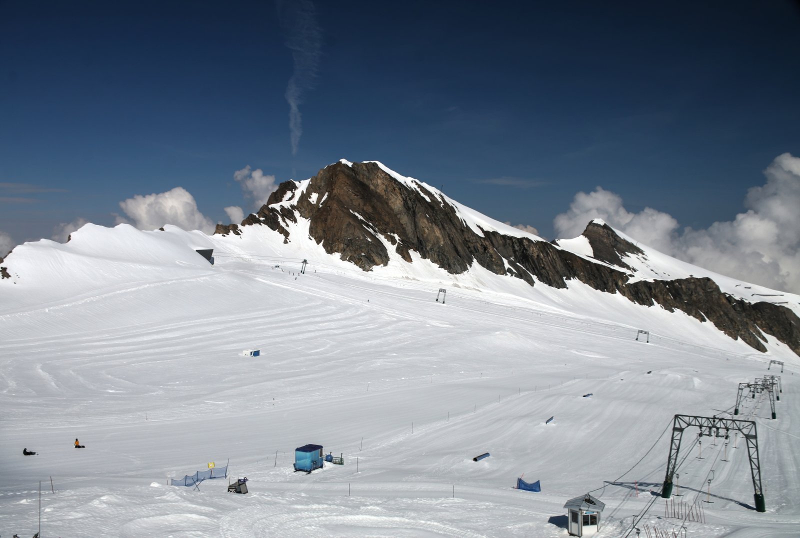Kilátás a Gletscherjet 4 felső állomásától