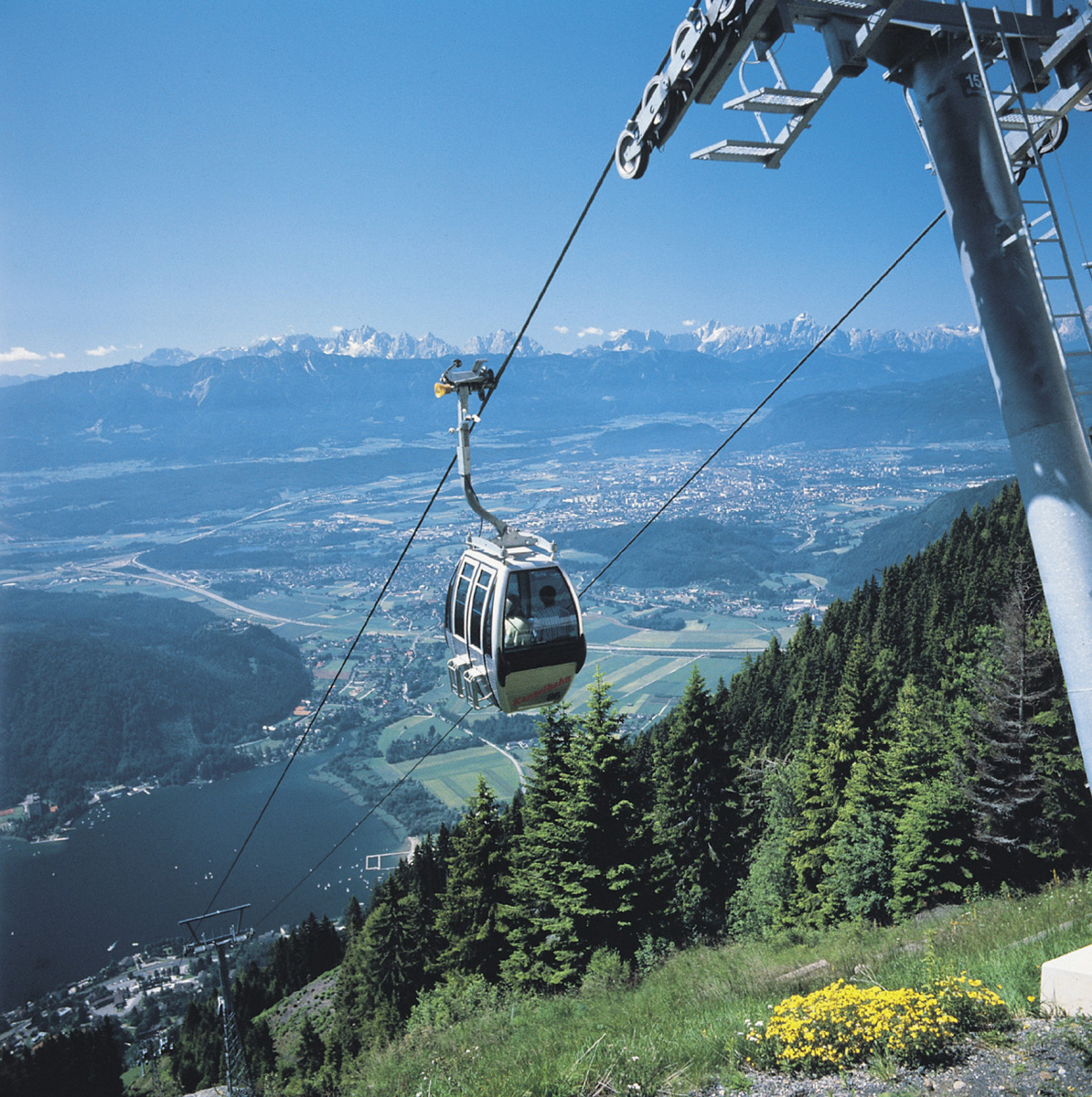 Gerlitzen Alpe - télen síterep, nyáron népszerű kirándulóhely - Copyright® Kärnten Werbung