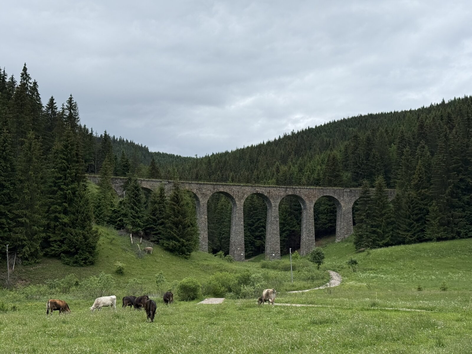 Telgárt jelképe, a vasúti viadukt