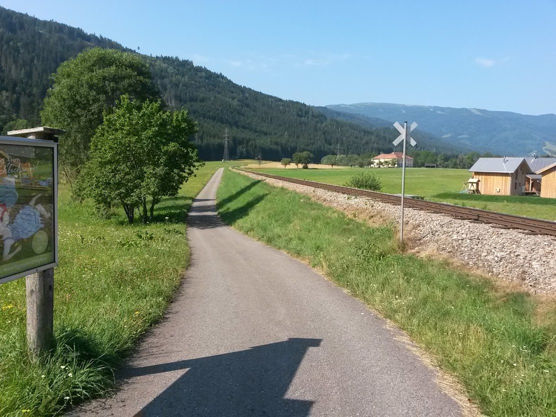 Murauer Radweg - Bringaút Murau felé