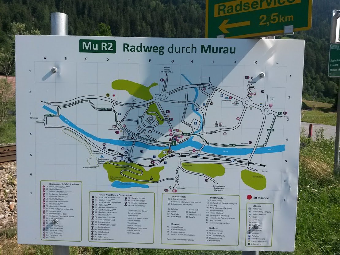 Radweg Murau - bringautak Murauban