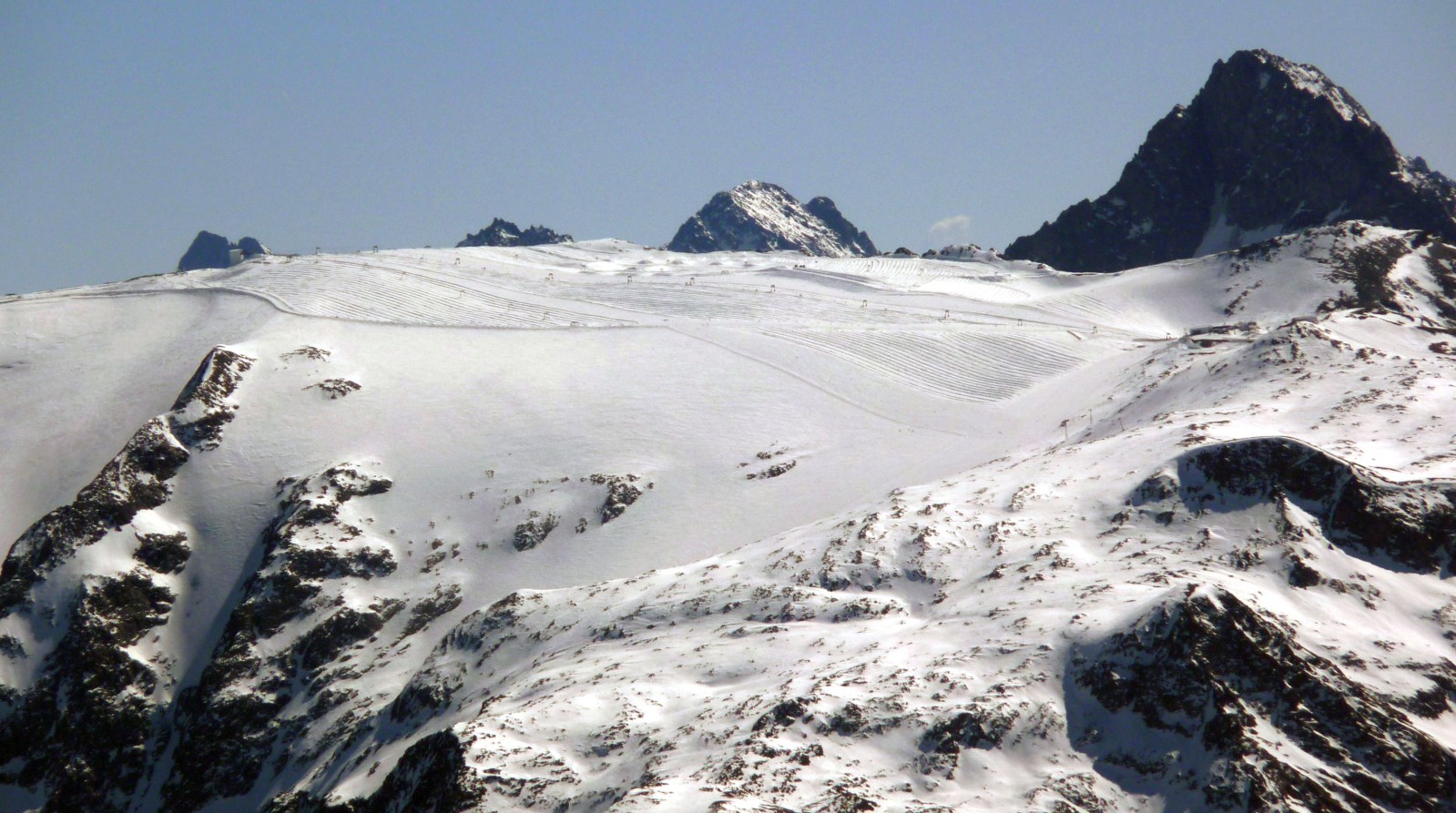 Gleccserpályák, szintén Alpe d'Huezről