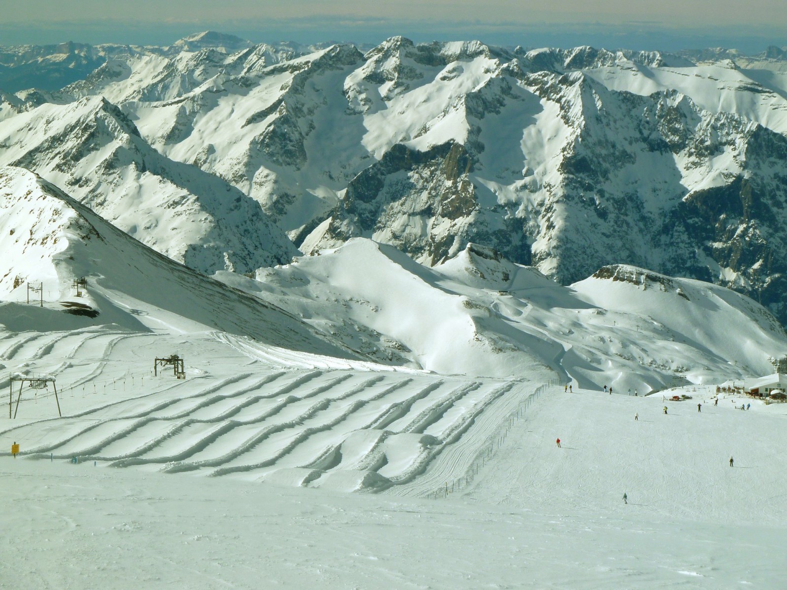 Kilátás Glacier 3400 -ról