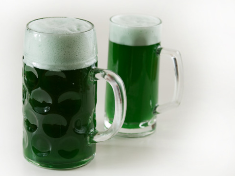 A Stajerc söröző különleges házi söre akár zöld színben is kapható