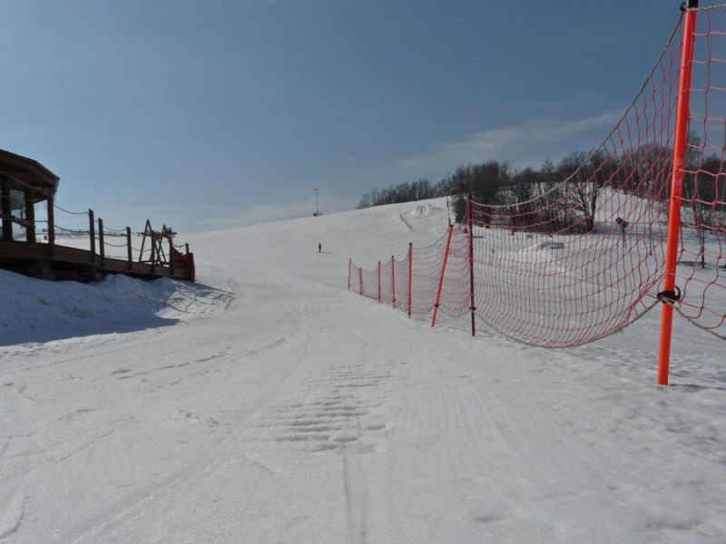 A kis tányéros lift beszállója - Sípark Mátraszentistván