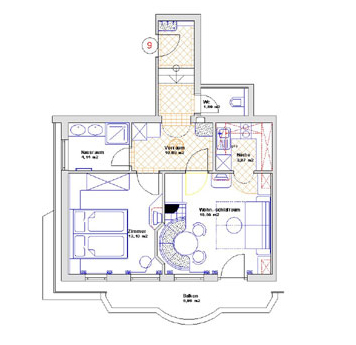 2-4 fős apartmanok
