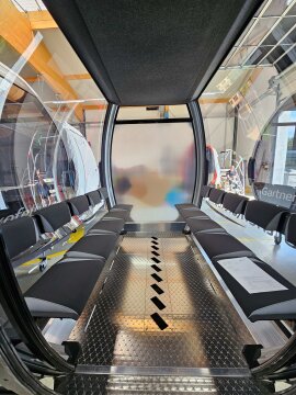 Új 10 személyes kabinos felvonó a Gartnerkofelen