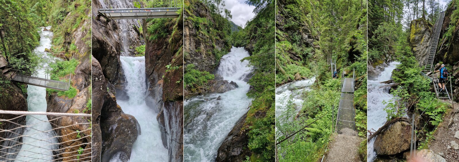 Riesachfälle wildewasser fotósorozat - itt túráztunk a zubogó patak és vízesések mentén