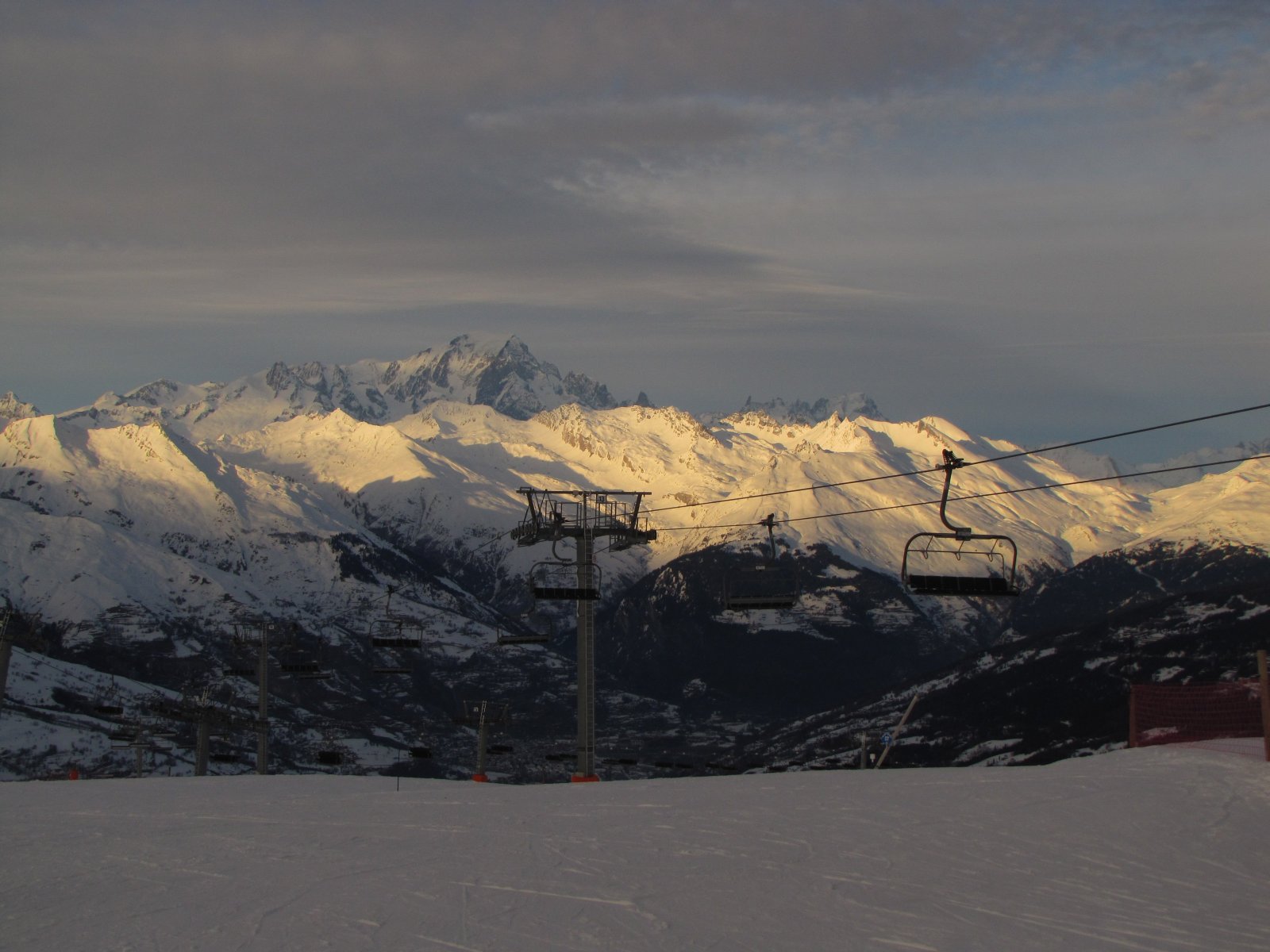 Mt.Blanc késő délután a Dos Rond-ról