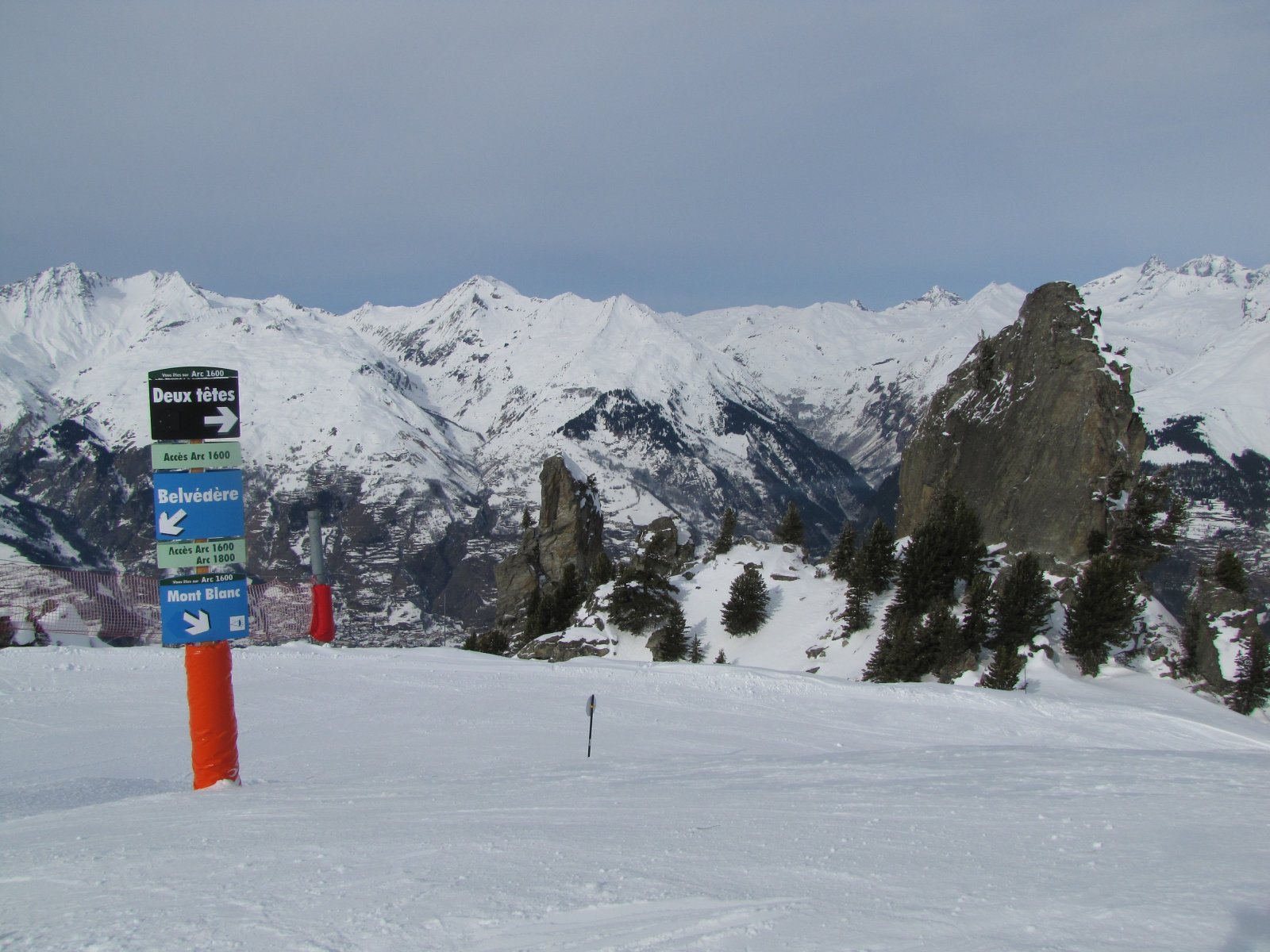 Deux Tétes a Mont Blanc felvonó tetejénél