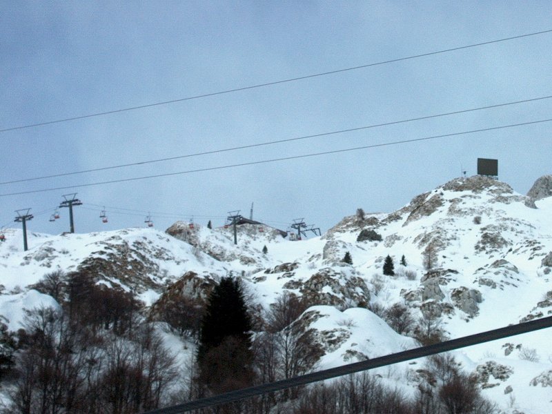 Tremol felvonó teteje 1850 m