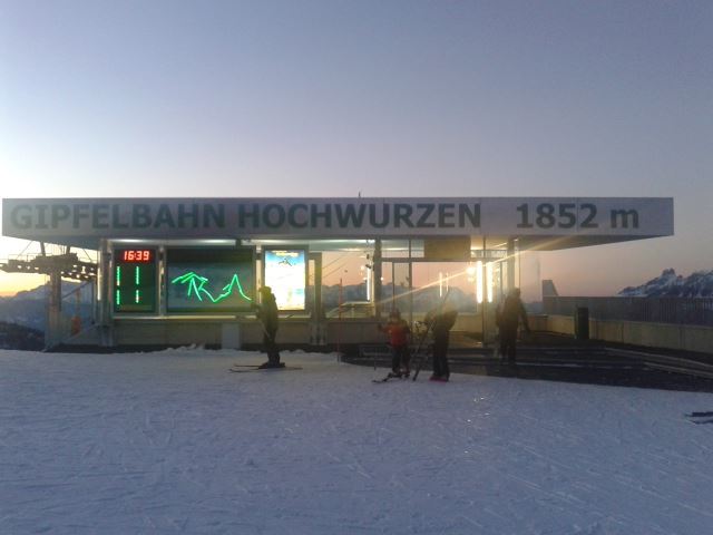 Az új hochwurzen gipfelbahn