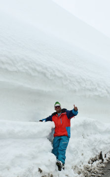 Hatalmas hó az Alpincenter felett