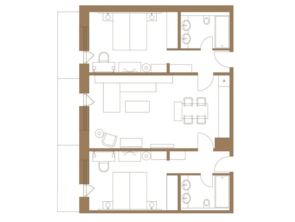 De Luxe apartman (3 légterű)