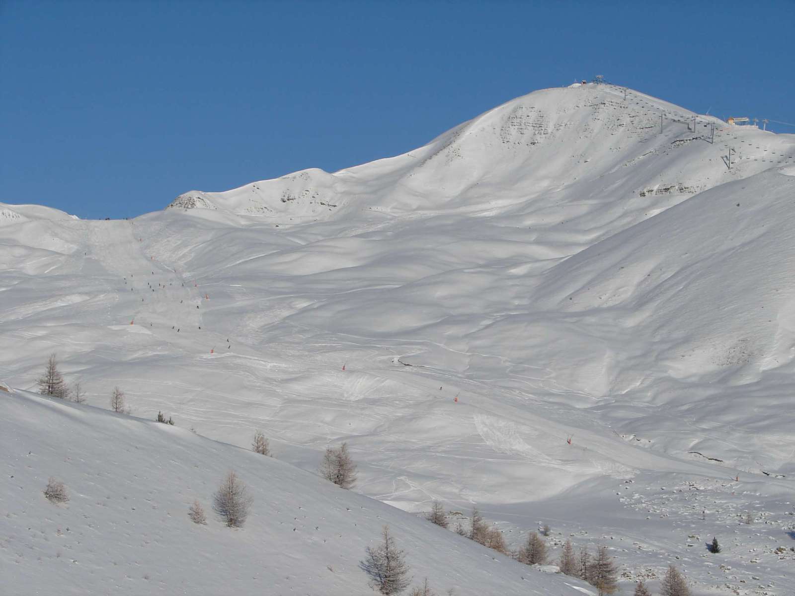 A Crevoux pálya. 1.9km hosszú