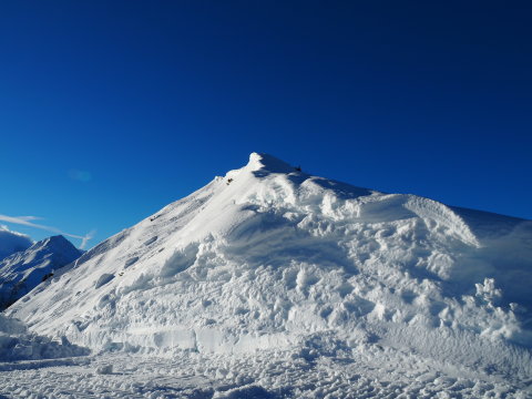 a hegyen volt elég hó