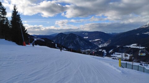 Hochwurzen 40-es pálya felső harmada