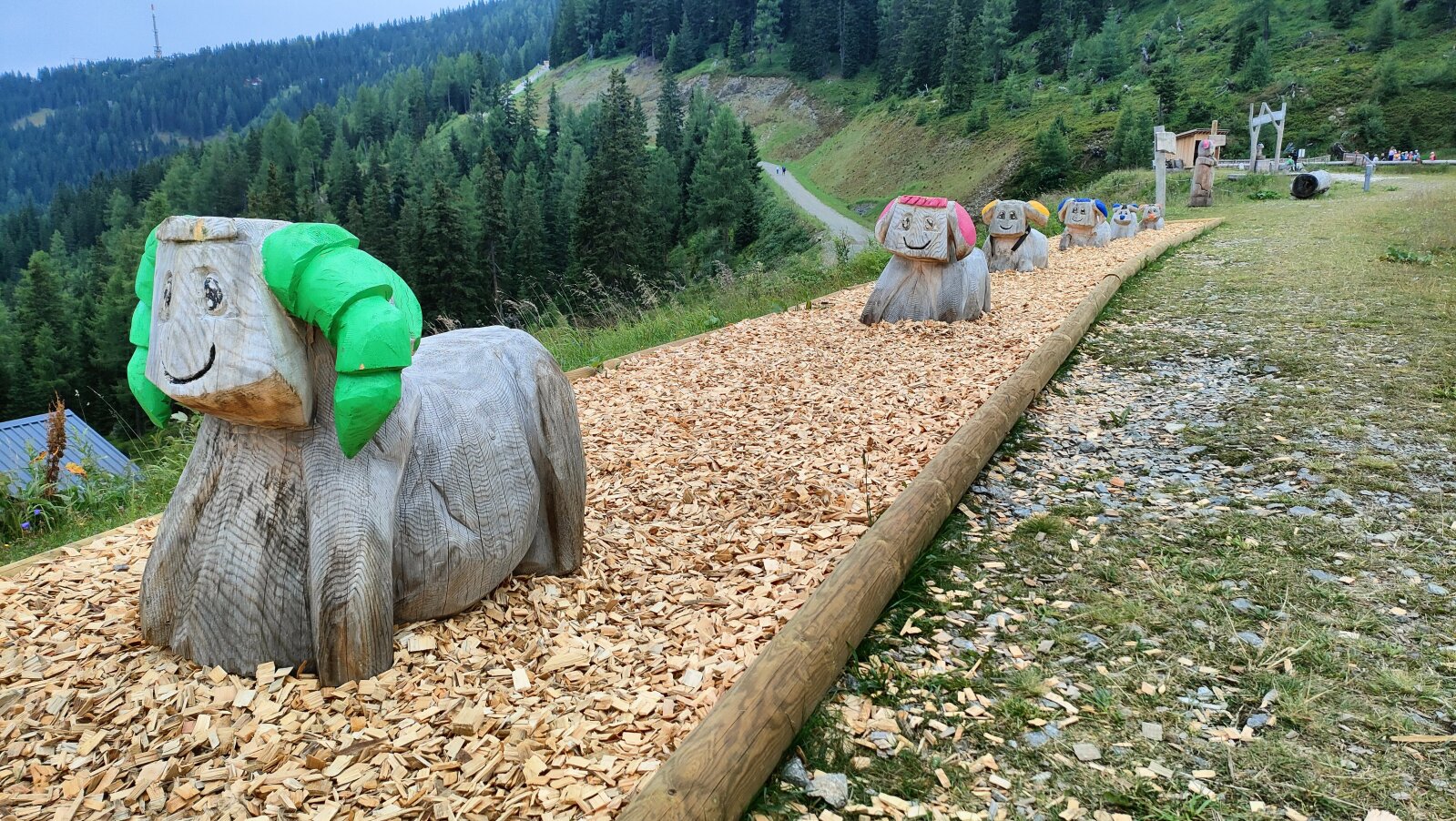 Ügyességi játék gyerekeknek Hauser Kaiblingon, ahol minden a birkákról szól