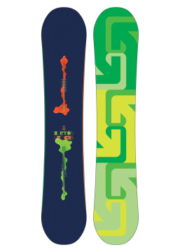A 2010/11-es újdonsága a "banán alakú" snowboard - íme egy V-Rocker a Burtontól