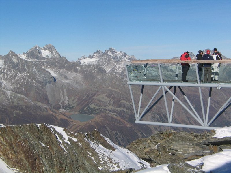 Kilátó 3300 méteren a Tiefenbachkogelen - Kattints a képre a nagyításhoz