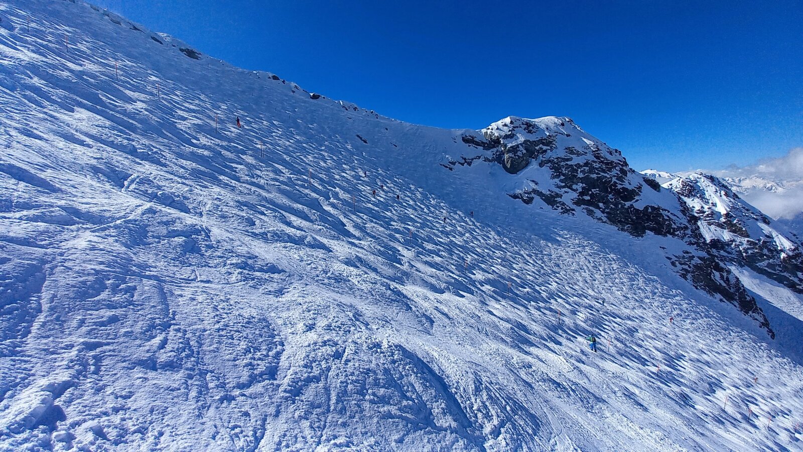 Buckasíelés Mont Fortról lefele